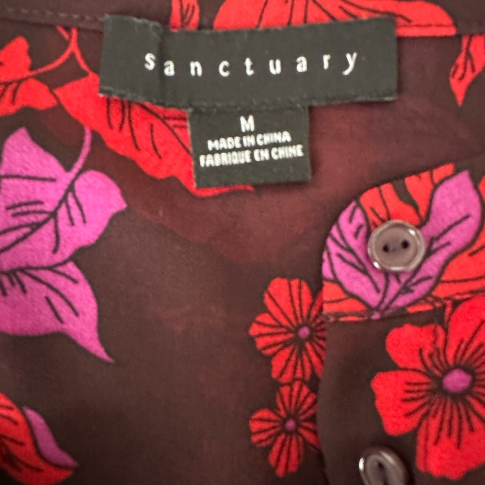 Sanctuary Floral Blouse - Like New - Picture 7 of 9